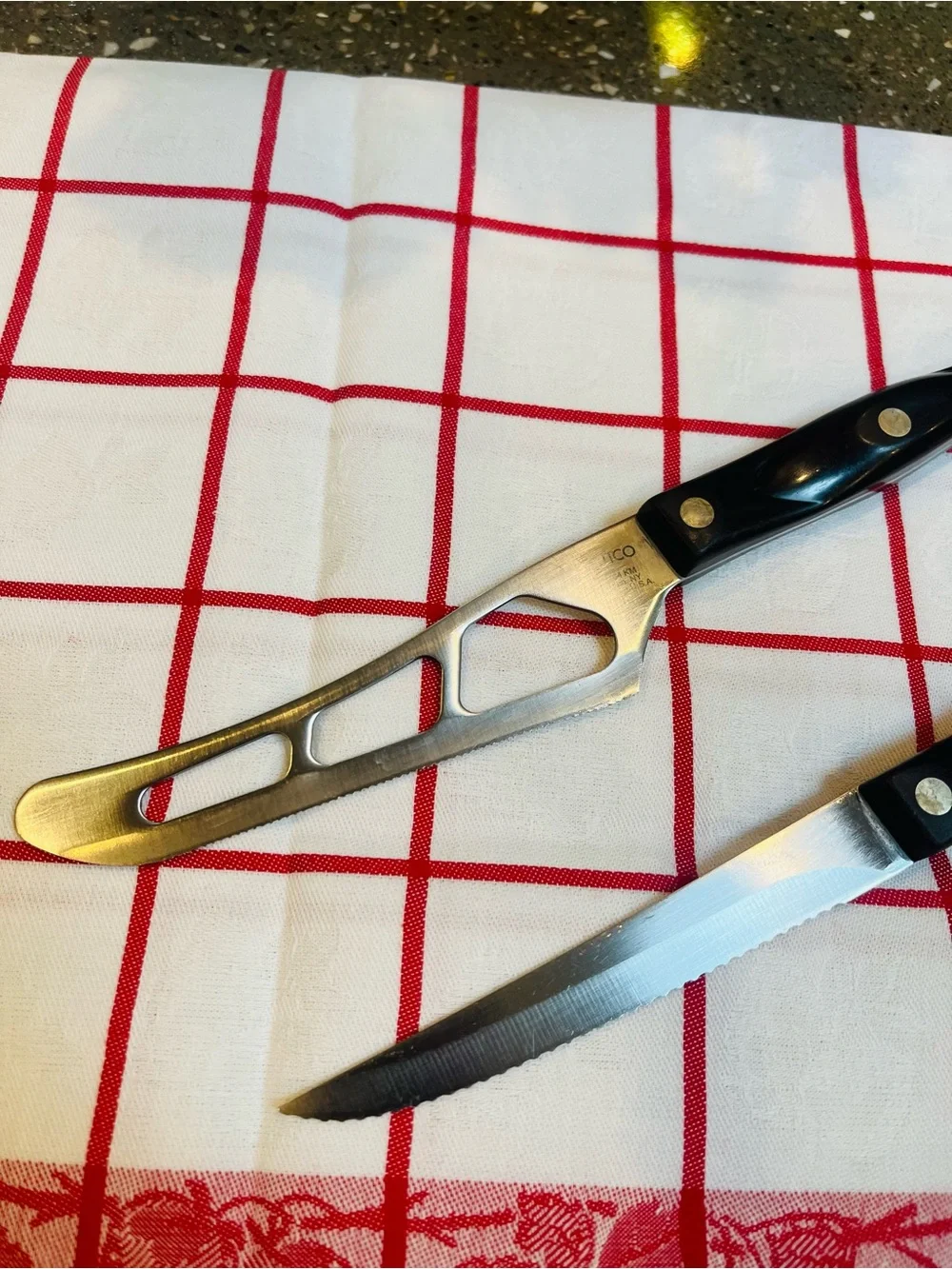 Cutco Black Handle Cheese and steak Knife well loved